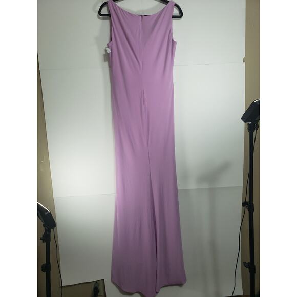 Ieena for MacDuggal Women's Ruched Zip Sleeveless Bodycon Dress size 8 Event - Picture 5 of 14